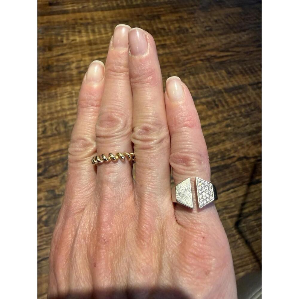 RITA Split Diamond Pinky Ring 2.75 Roseark 14k Gold